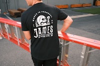 james tee - black