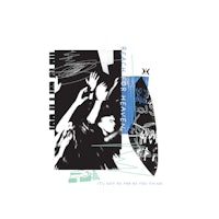 a black and white image of a man and a woman